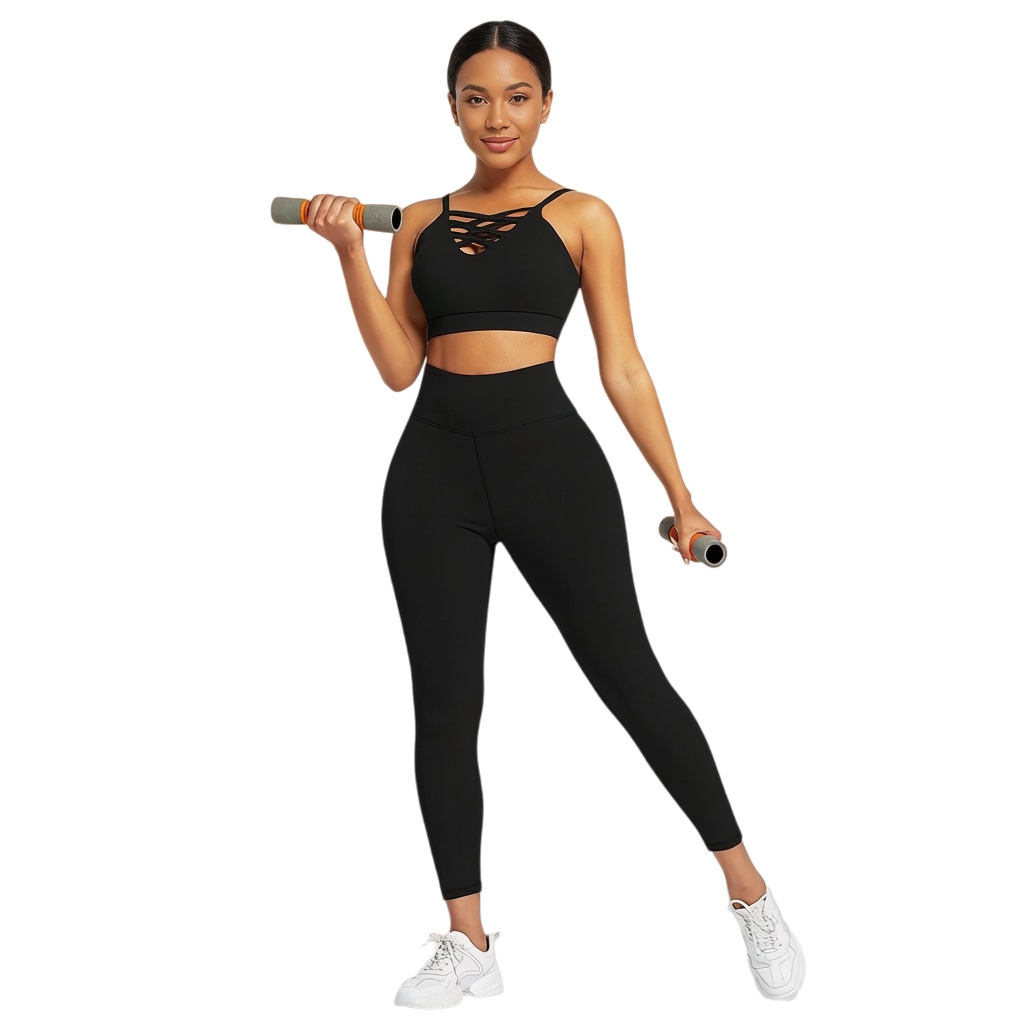 3ピース レディース ヨガ フィットネスセット - ジム ワ - Yoga Of Fitness のレビューと価格