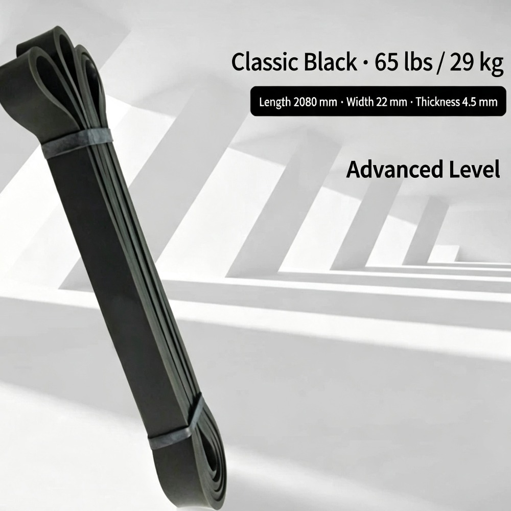 厚手のレジスタンスループバンド、25-65ポンドの弾性ストレ - Yoga Fitness Resistance Band のレビューと価格