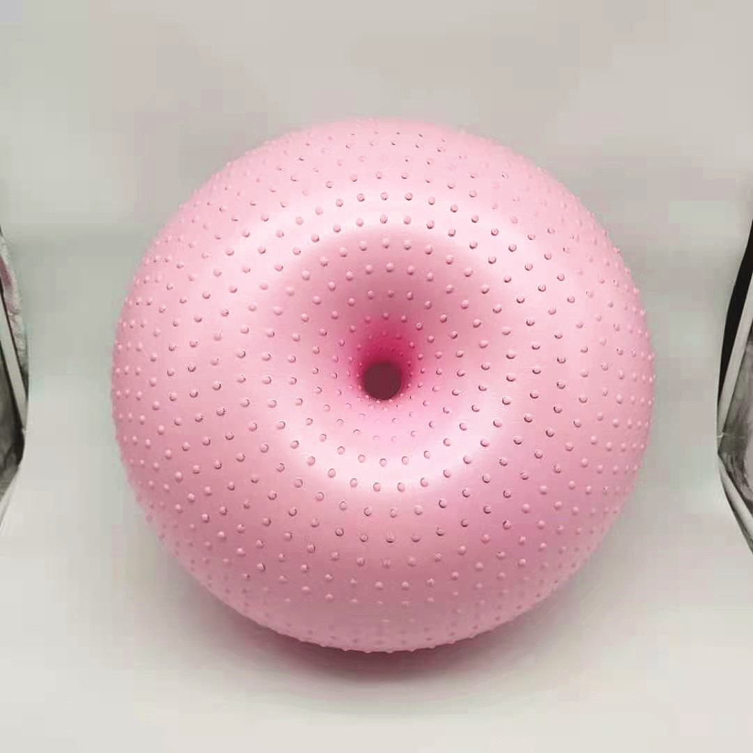 New Yoga Ball Donuts Thickened - Yoga Fitness Apple のレビューと価格